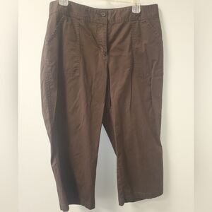 Style & Co. Brown Capri Pants Size‎ 16